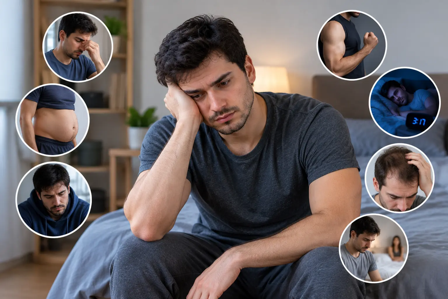 أعراض نقص هرمون الذكورة البسيطة