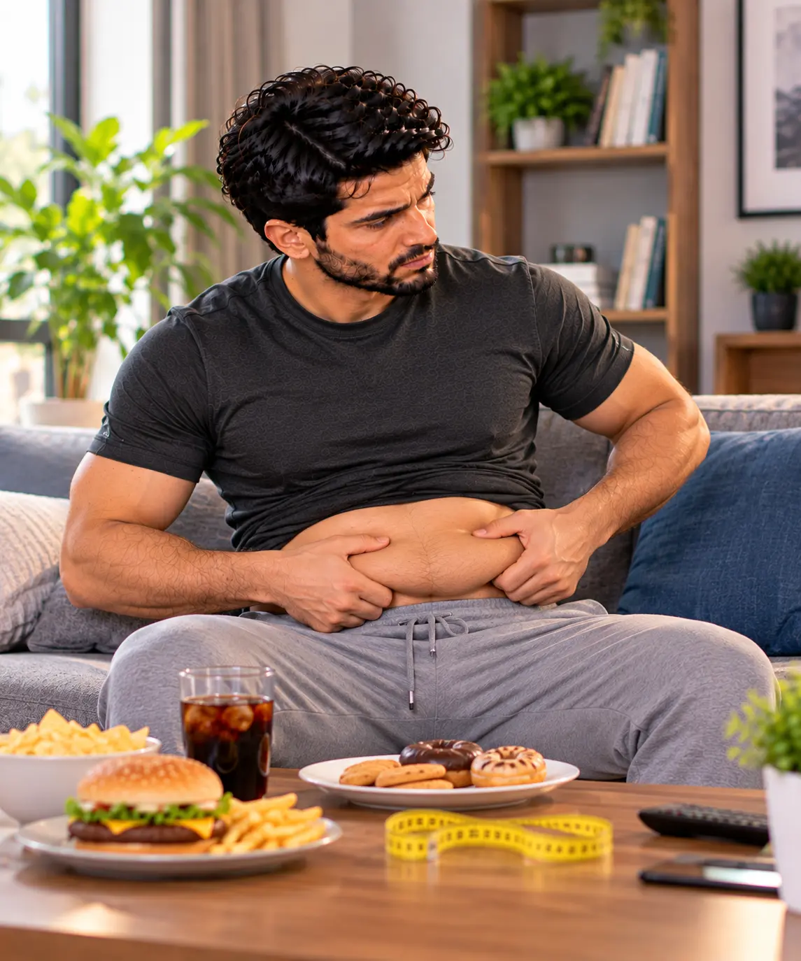 أسباب ظهور الكرش وبروز البطن عند الرجال